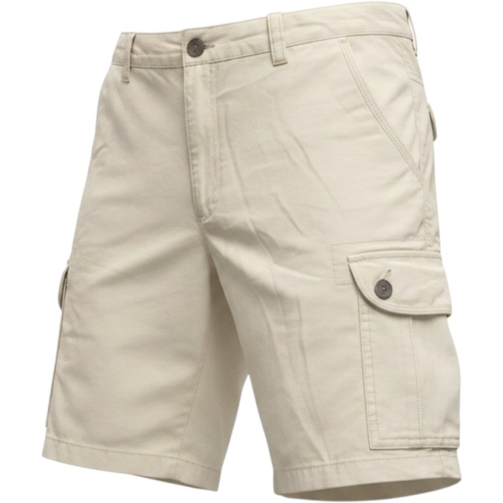 Banana Republic Mens Khaki Cargo Shorts Size 34 Tan Cotton Twill Hiking Casual